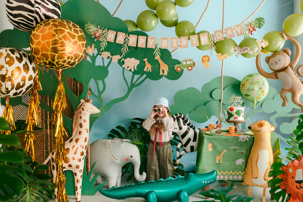 Una aventura de cuento: decoración safari para el cumpleaños más salvaje