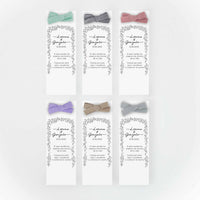 Marcapáginas con Bolígrafo para Invitados de Boda