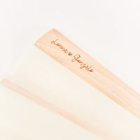 Abanico de Madera para Invitados de Boda