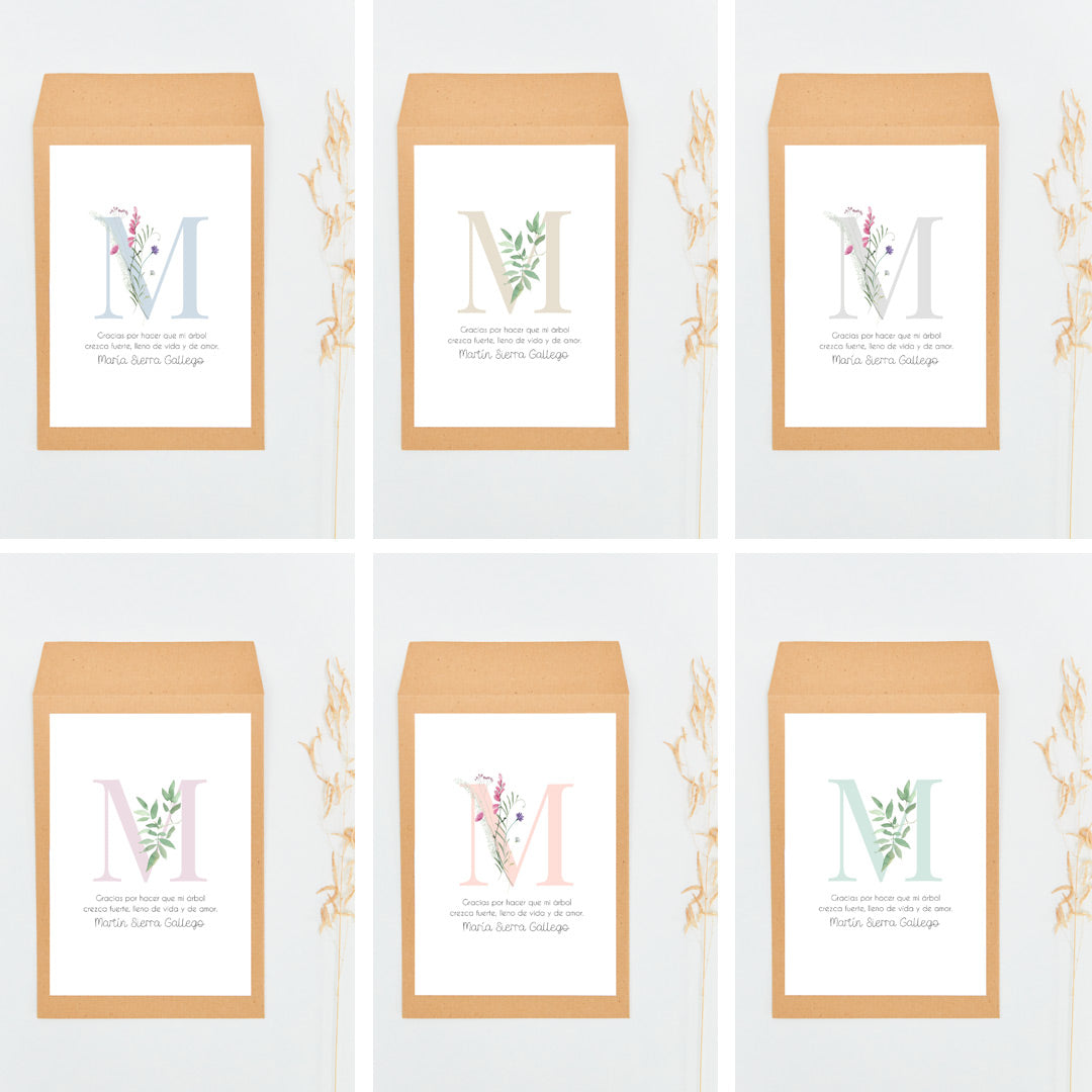 Llavero Family con Tarjeta para Invitados de Comunión