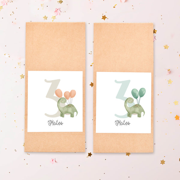 Bolsa Kraft Personalizada para Cumpleaños Infantil