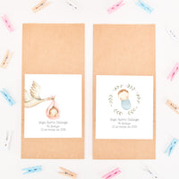 Bolsa Kraft Personalizada para Bautizo