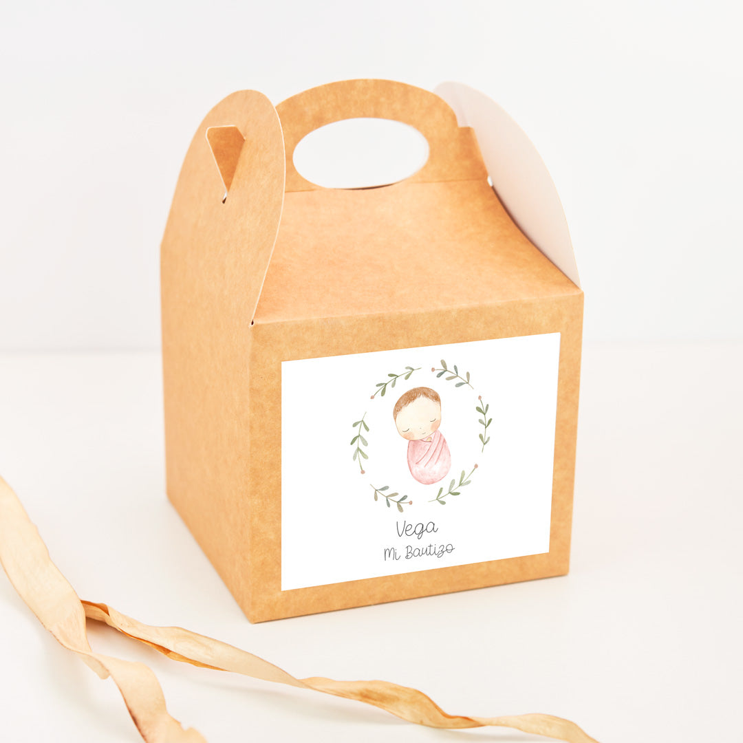 Caja Picnic Personalizada para Chuches | Detalle Infantil de Bautizo