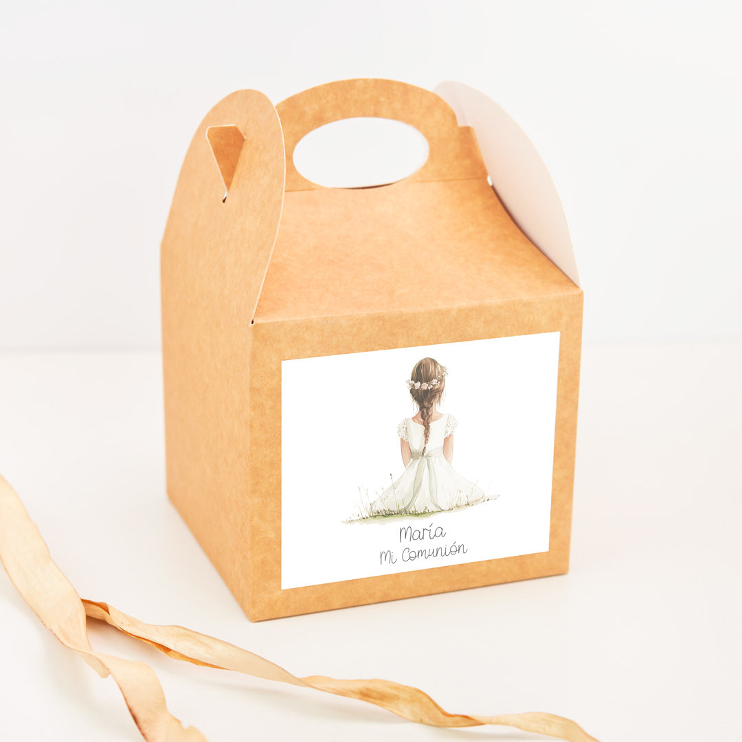Caja Picnic Personalizada para Chuches |  Detalle Infantil de Comunión