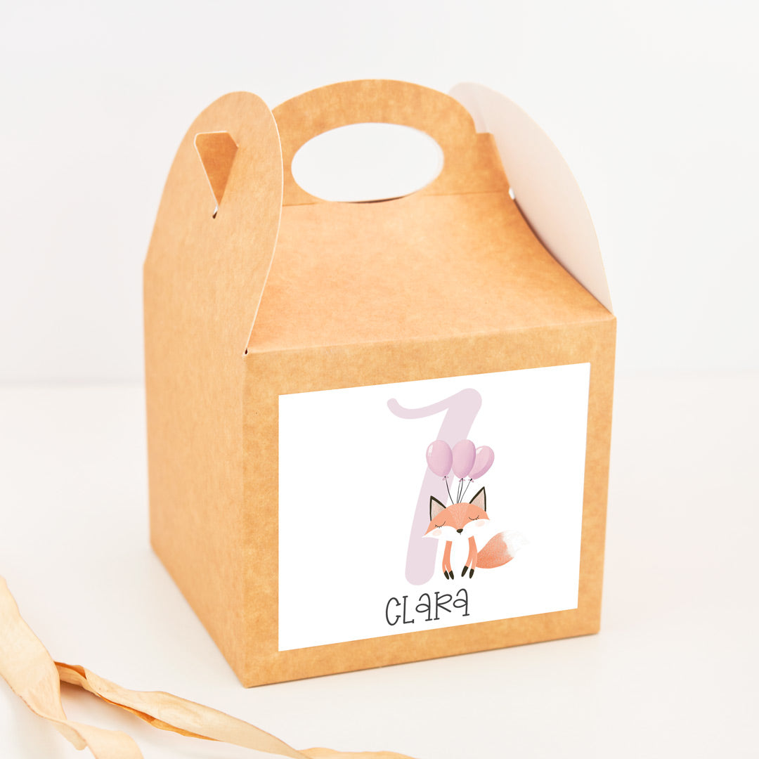 Caja Picnic Personalizada para Chuches | Detalle Infantil de Cumpleaños