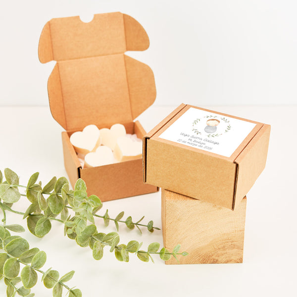 Caja Kraft Personalizada para Bautizo