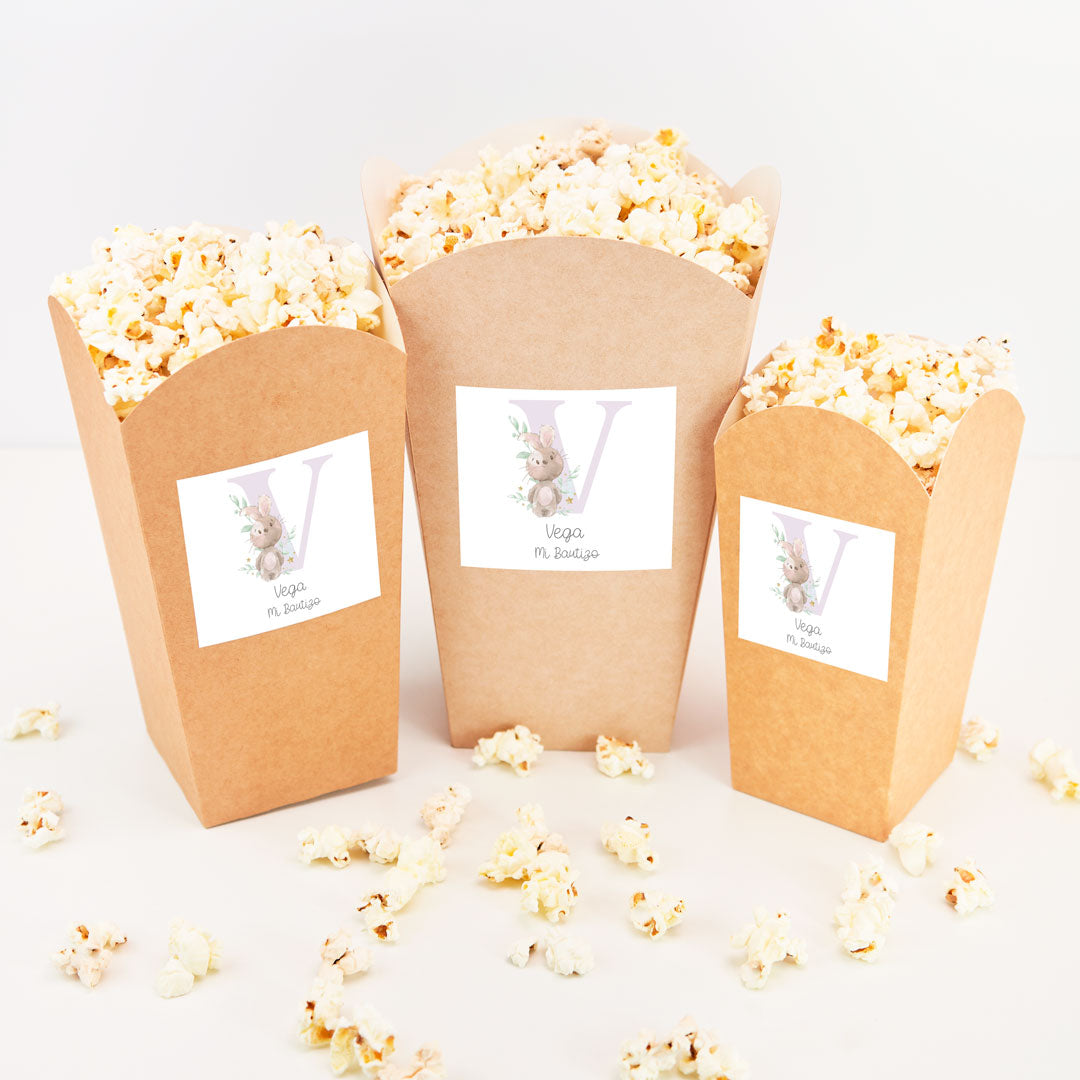 Cubo Personalizado para Chuches y Palomitas | Mesa Dulce de Bauitzo