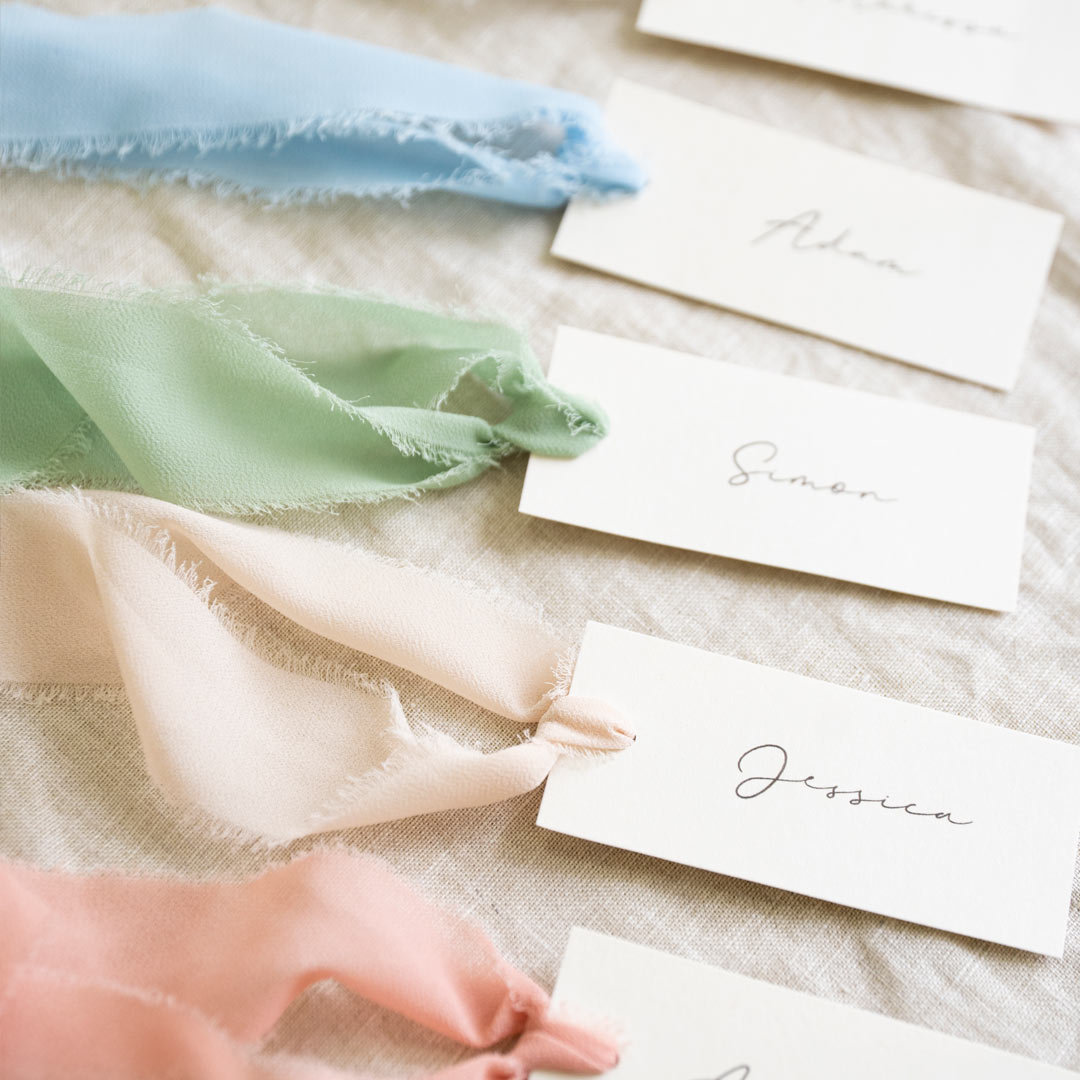 Cinta de Gasa Decorativa – Azul, Beis, Blanco, Salmón o Verde (5 m)