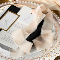 Cinta de Gasa Decorativa – Azul, Beis, Blanco, Salmón o Verde (5 m)