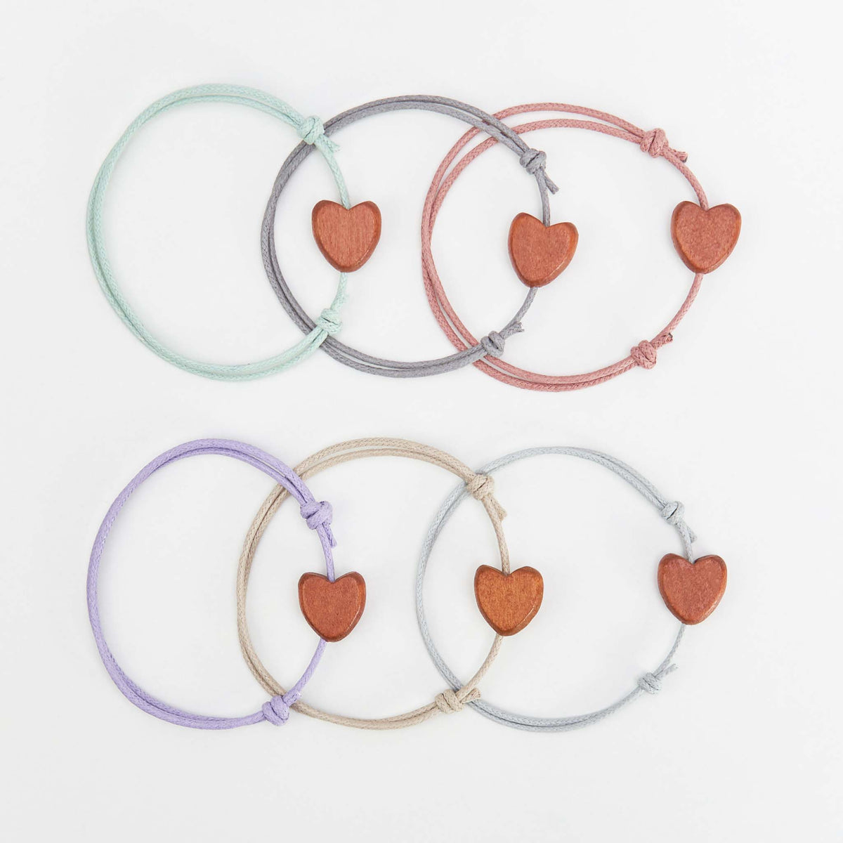 Pulsera Corazón con Tarjeta para Invitados de Comunión