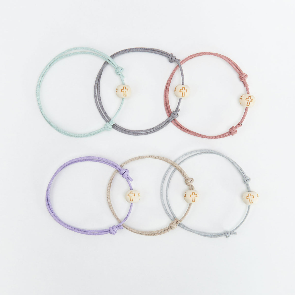 Pulsera Cruz con Tarjeta para Invitados de Comunión