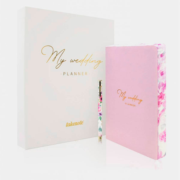 El Diario de Nuestra Boda, wedding planner de 256 páginas con bolígrafo, tapa blanda. 