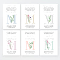 Tarjeta Family de la Colección Inicial para Comunión que acompaña a la pulsera y el llavero. 