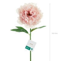 Flor Artificial Peonía – Rosa o Blanca (35 cm)