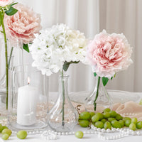 Flor Artificial Peonía – Rosa o Blanca (35 cm)