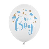 Globo para baby shoewr  it´s a boy azul