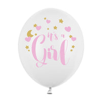 Globo para baby shoewr  it´s a girl rosa