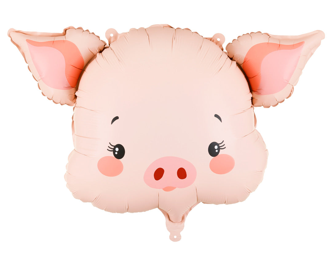 globo foil cerdito. Animales de granaja para fiestas infantiles