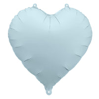 Globo de Foil Corazón Mate – Azul, Beis, Lila, Rosa o Verde (45 cm)