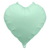 Globo de Foil Corazón Mate – Azul, Beis, Lila, Rosa o Verde (45 cm)