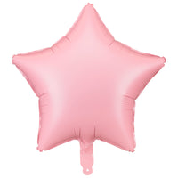 Globo de Foil Estrella Mate – Azul, Beis, Lila, Rosa o Verde (48 cm)