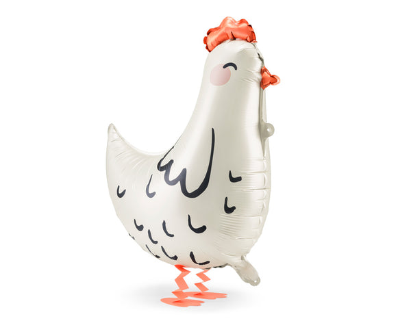 globo foil gallina. Animales de granaja para fiestas infantiles
