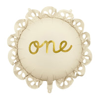 Globo decorativo One con borde ondulado