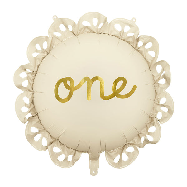 Globo decorativo One con borde ondulado