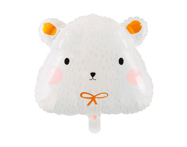 Globo foil oso polar para cumpleaños infantil