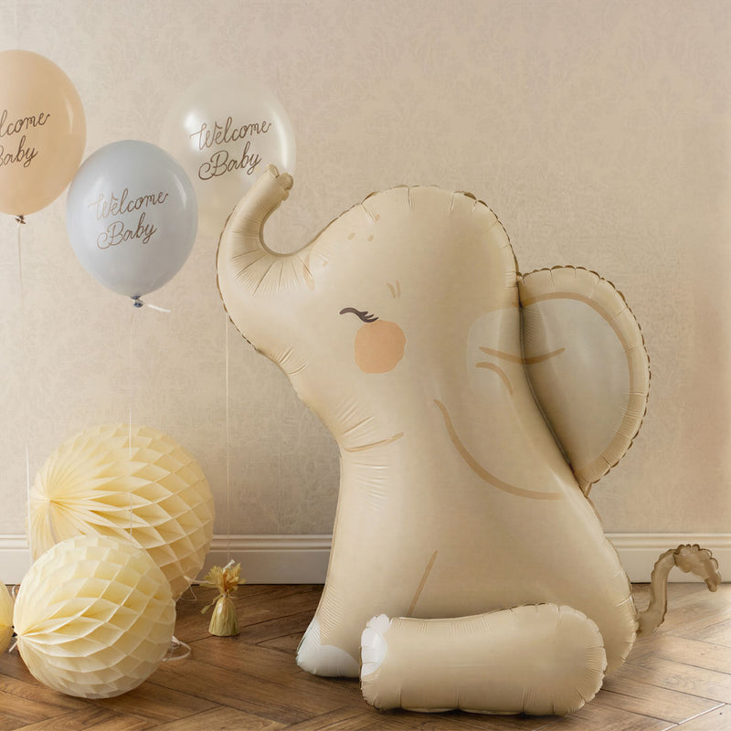 Globo Foil XL Elefante Sentado | 84 x 90 cm