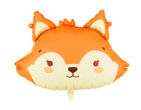 Globo foil zorro para fiesta infantil temática bosque