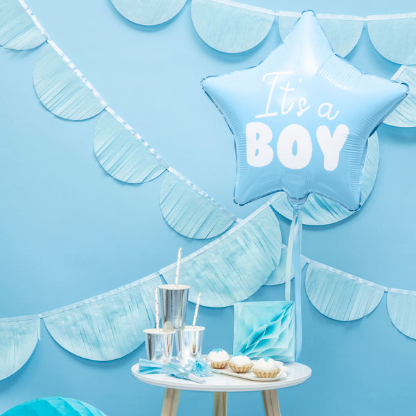 Globo estrella para baby shower niño
