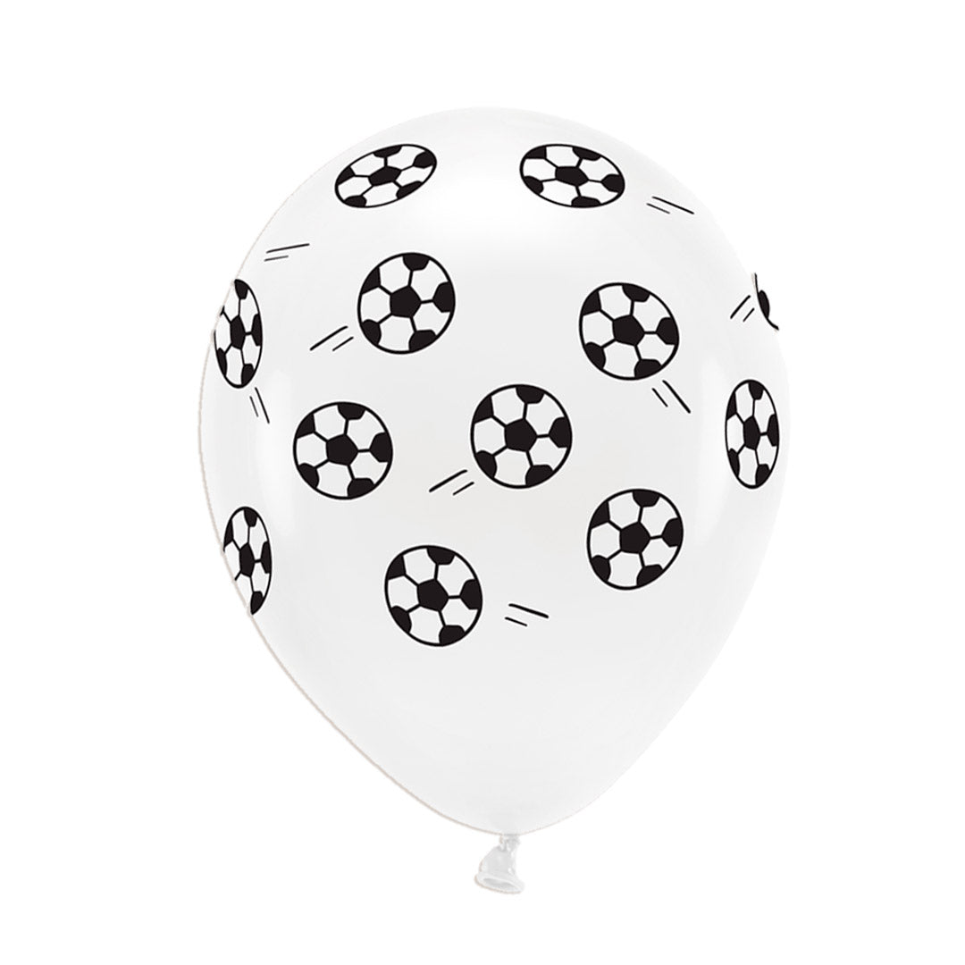Pack de globos eco con diseño de balón de fútbol