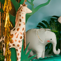 Globos foil animales safari para fiesta infantil