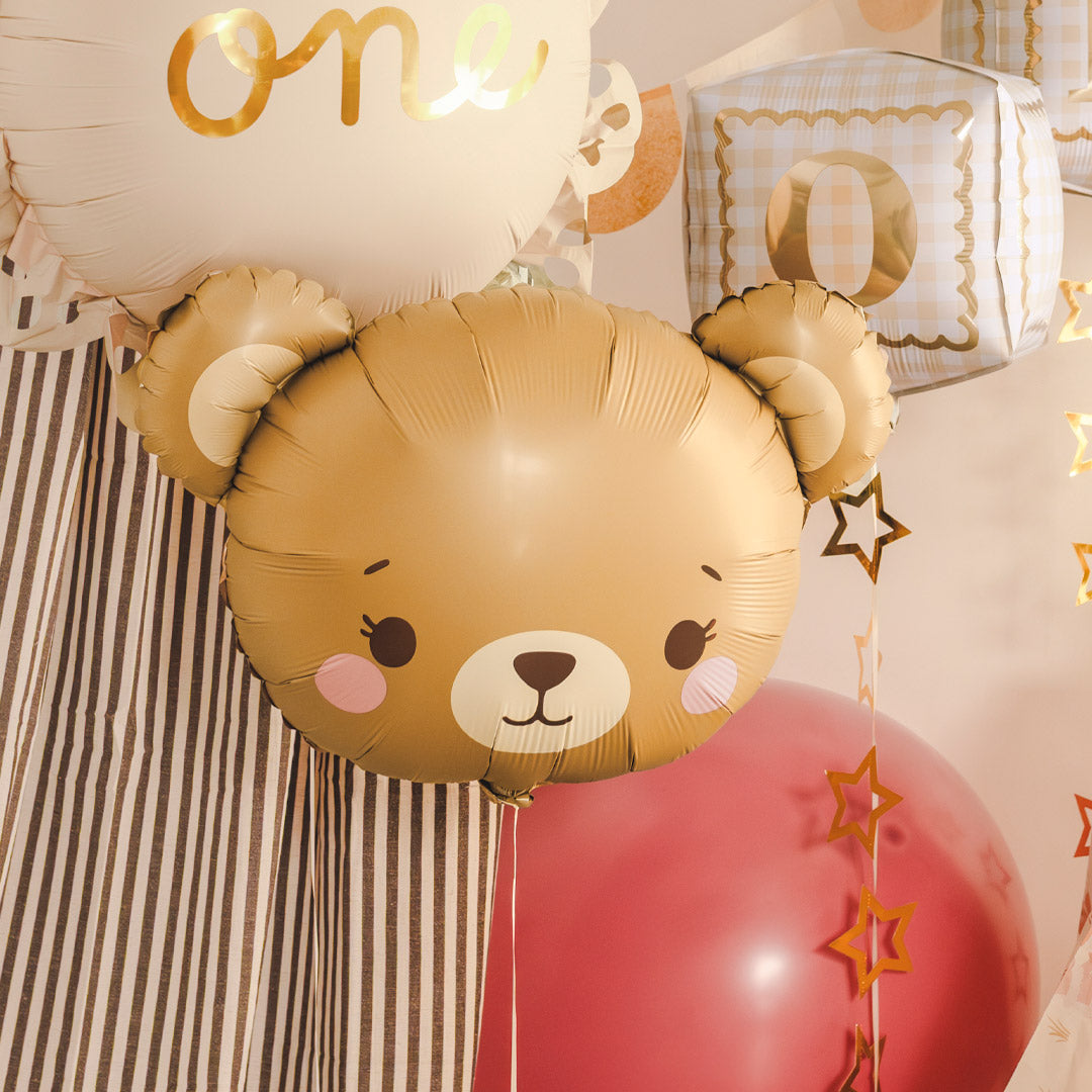 Globos foil animalitos tiernos para cumpleaños infantil
