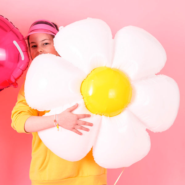 Globo foil margarita gigante para cumpleaños infantil