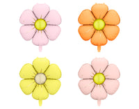 Globos Foil Margaritas para Guirnalda (Pack 4 uds)