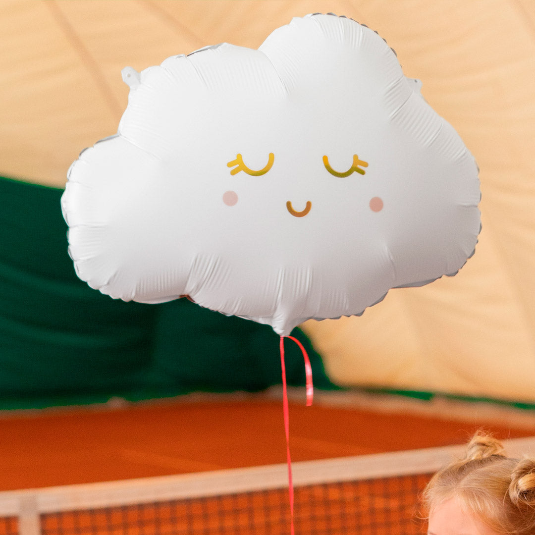 Globo foil nube blanca para cumpleaños infantil