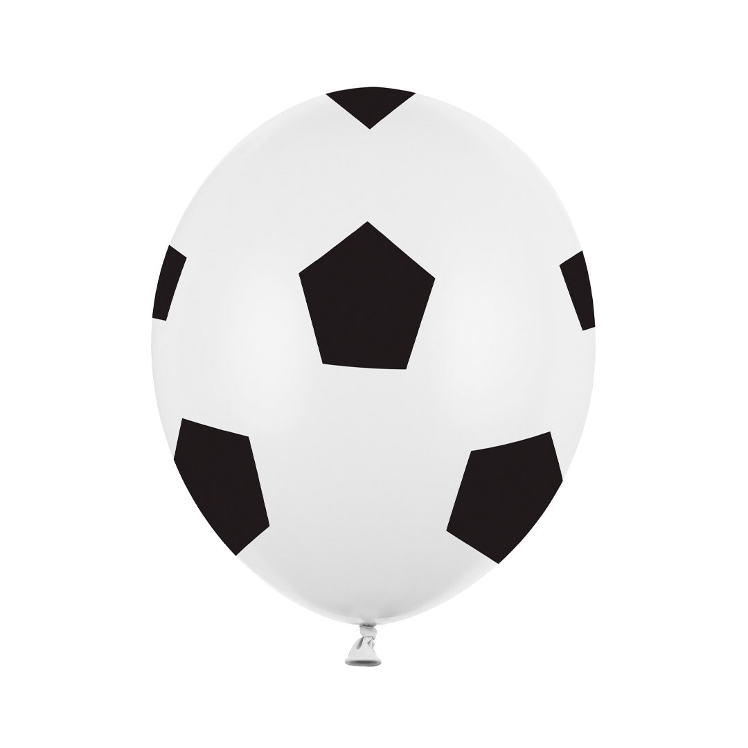 Globos de fútbol clásicos para fiesta infantil