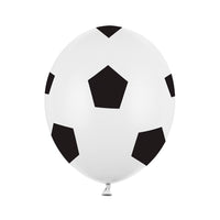 Globos de fútbol clásicos para fiesta infantil