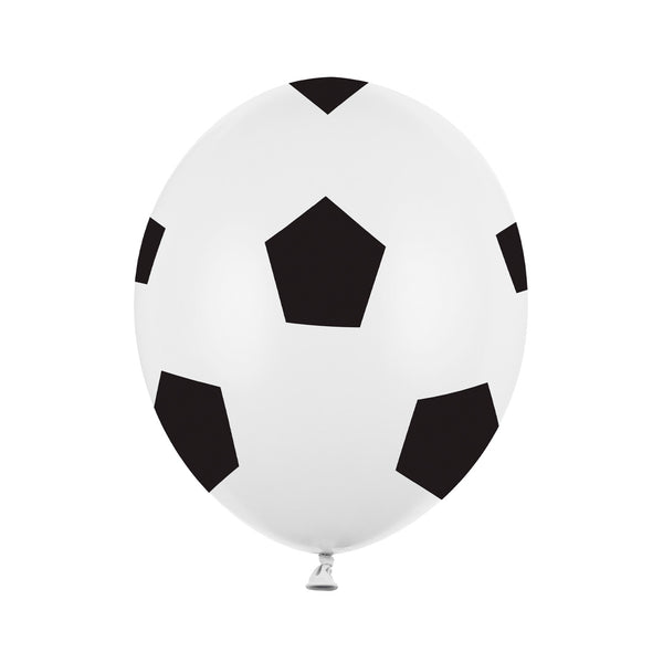 Globos de fútbol clásicos para fiesta infantil