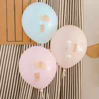 Globos Ratoncito con Número 1