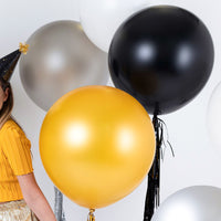 Globos redondos gigantes metalizados para fiestas y celebraciones