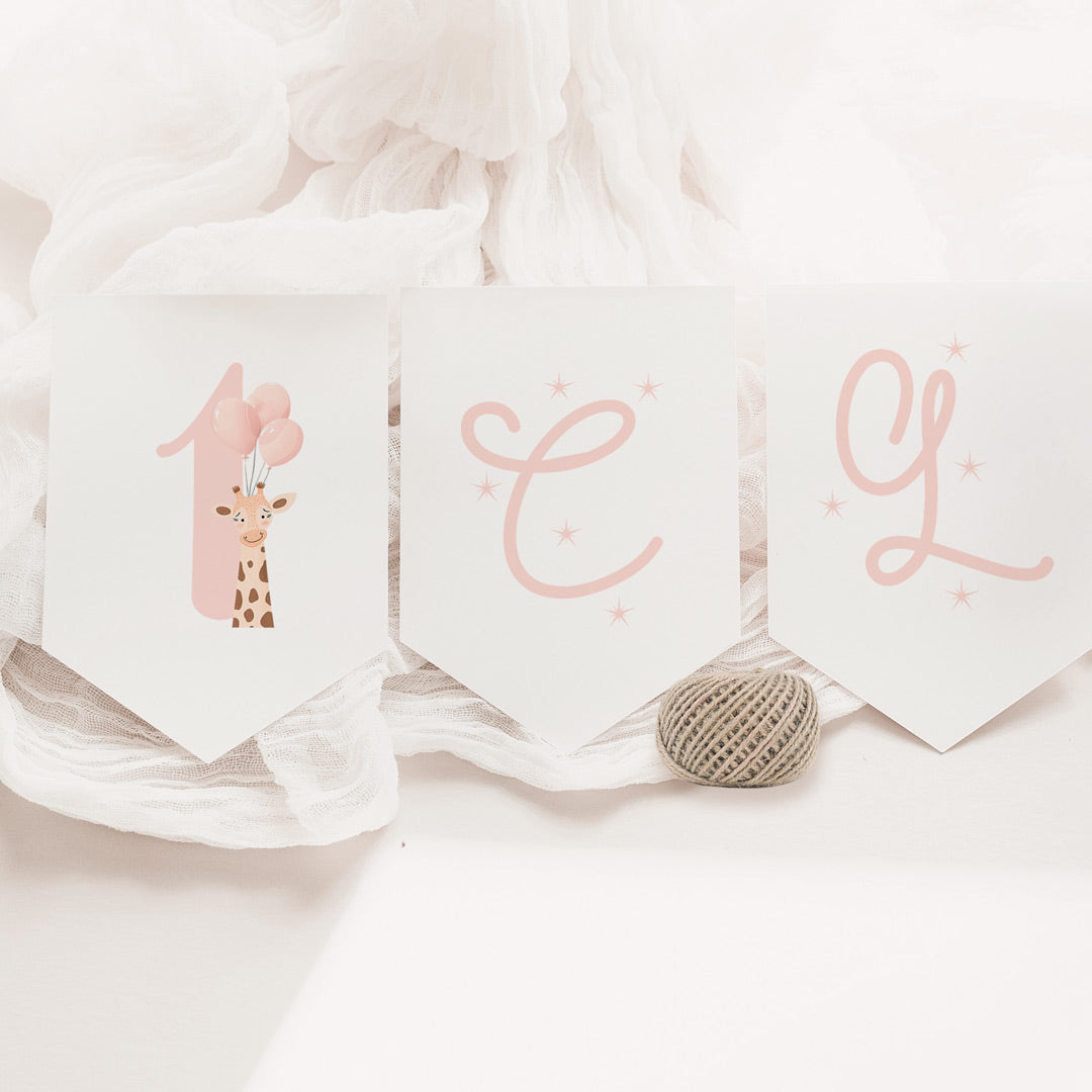 Guirnalda con Nombre para Cumpleaños Infantil