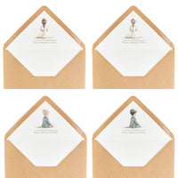 Sobres kraft personalizado de la invitación de Comunión Colección 