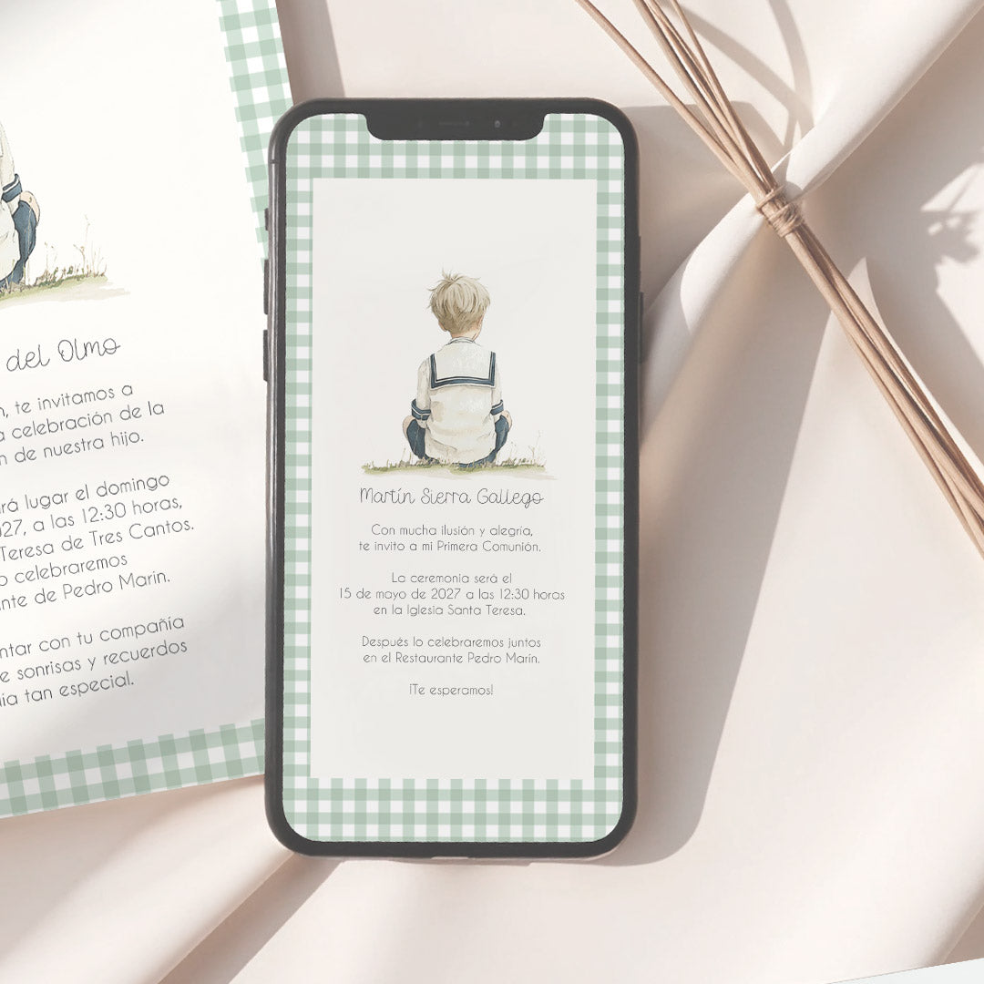 Invitación Digital de Comunión