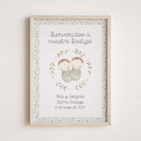 Lámina de Bienvenida para Bautizo