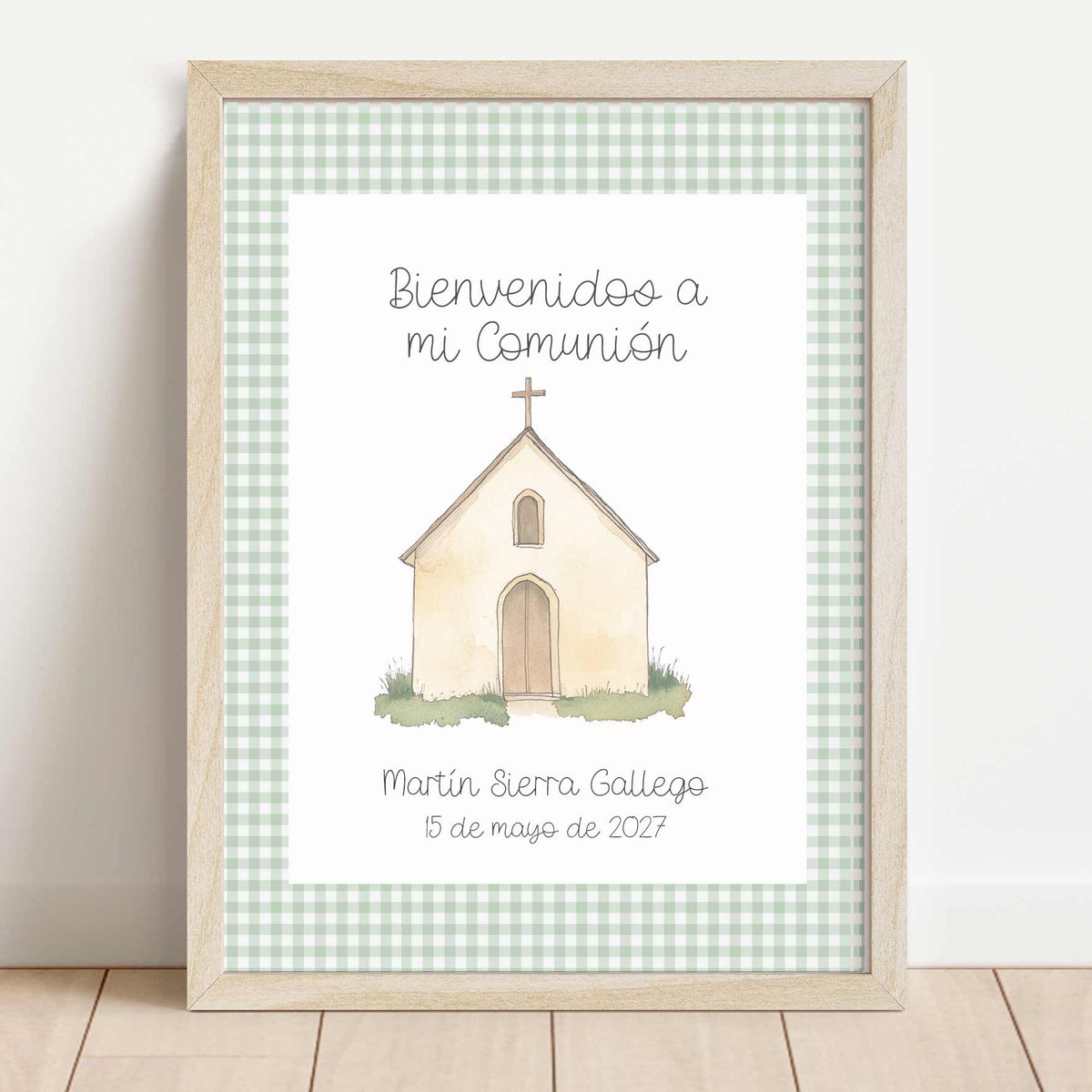 Lámina de Bienvenida para Comunión
