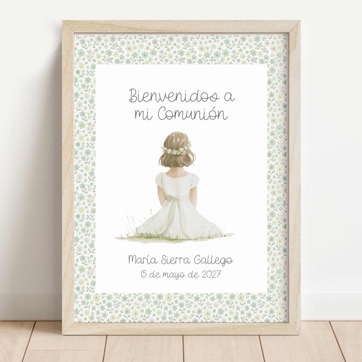 Lámina de Bienvenida para Comunión