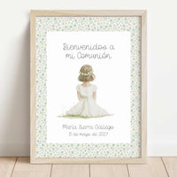 Lámina de Bienvenida para Comunión